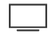 Icon representing LED TV facility in rooms.