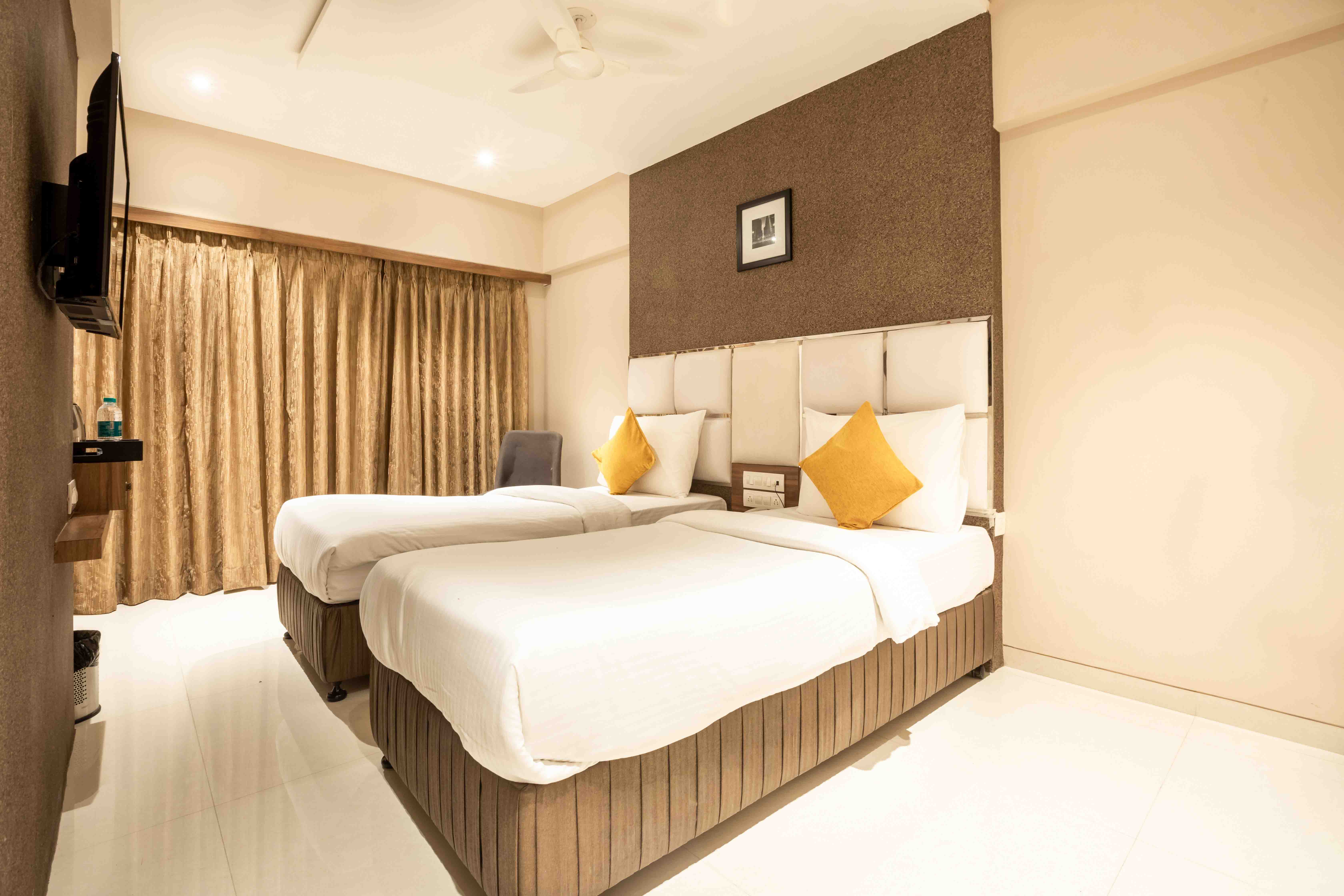  Luxurious room at Hotel Pacific Residency, Andheri East.