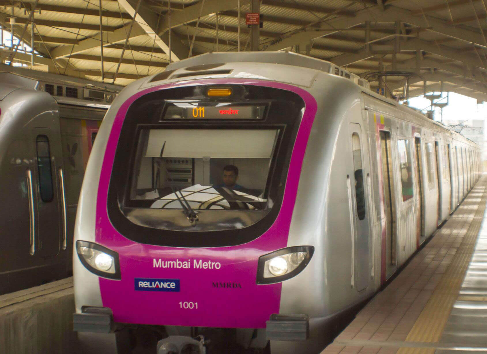  Metro station near Hotel Pacific Residency, Mumbai.